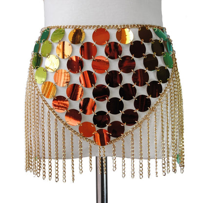 Gold Cami Skirt Set