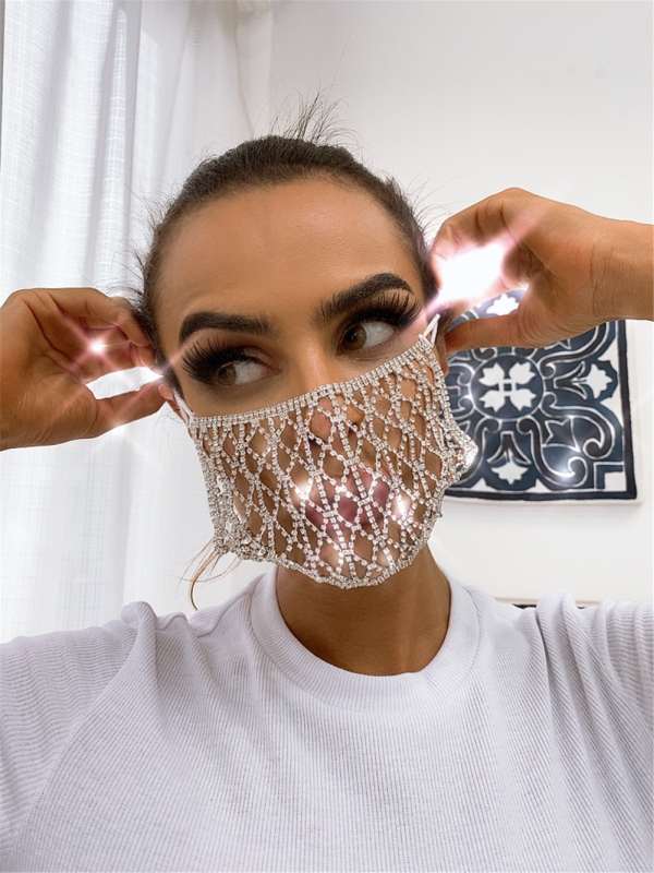 Handmade Crystal Face Mask