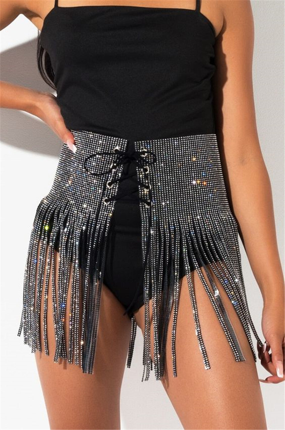 Tassel Belt Skirt