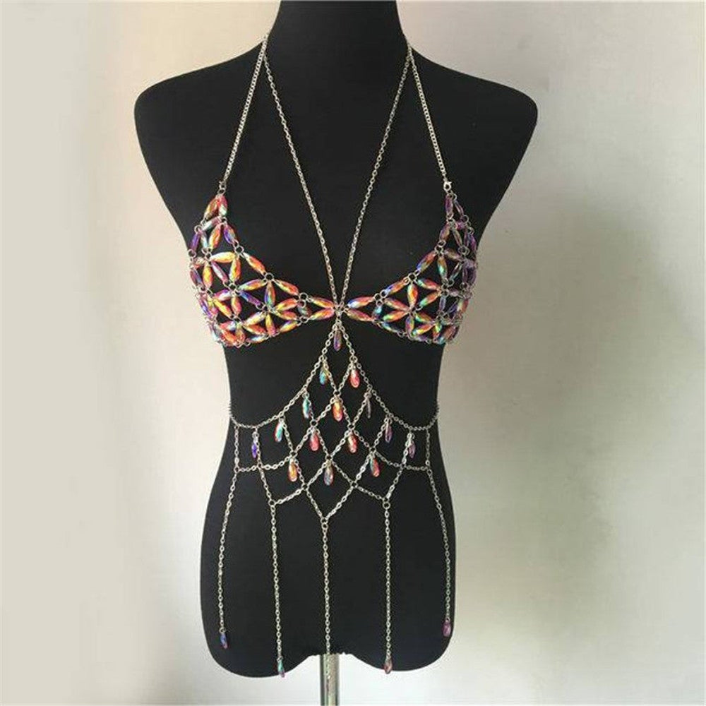 Crystal Bra Chain