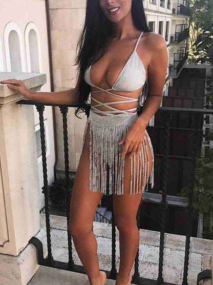 Tassel Mini Skirt