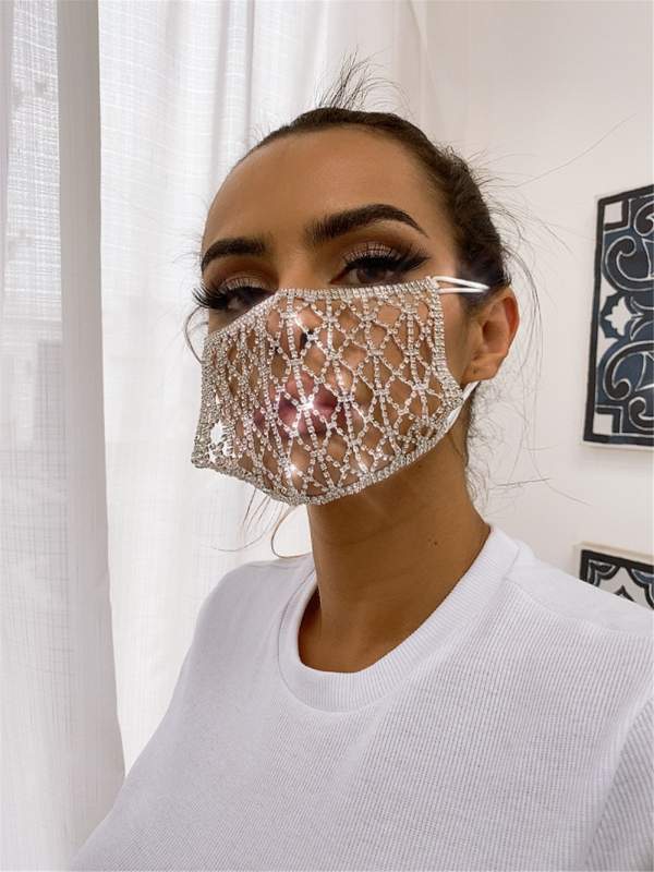 Handmade Crystal Face Mask