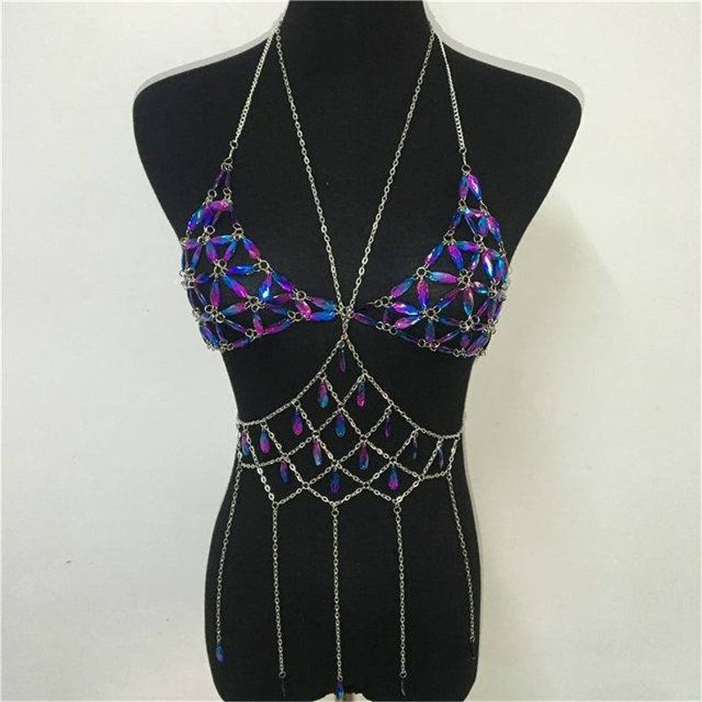 Crystal Bra Chain
