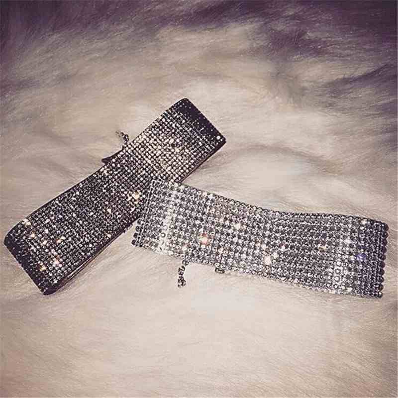 Crystal Wide Choker