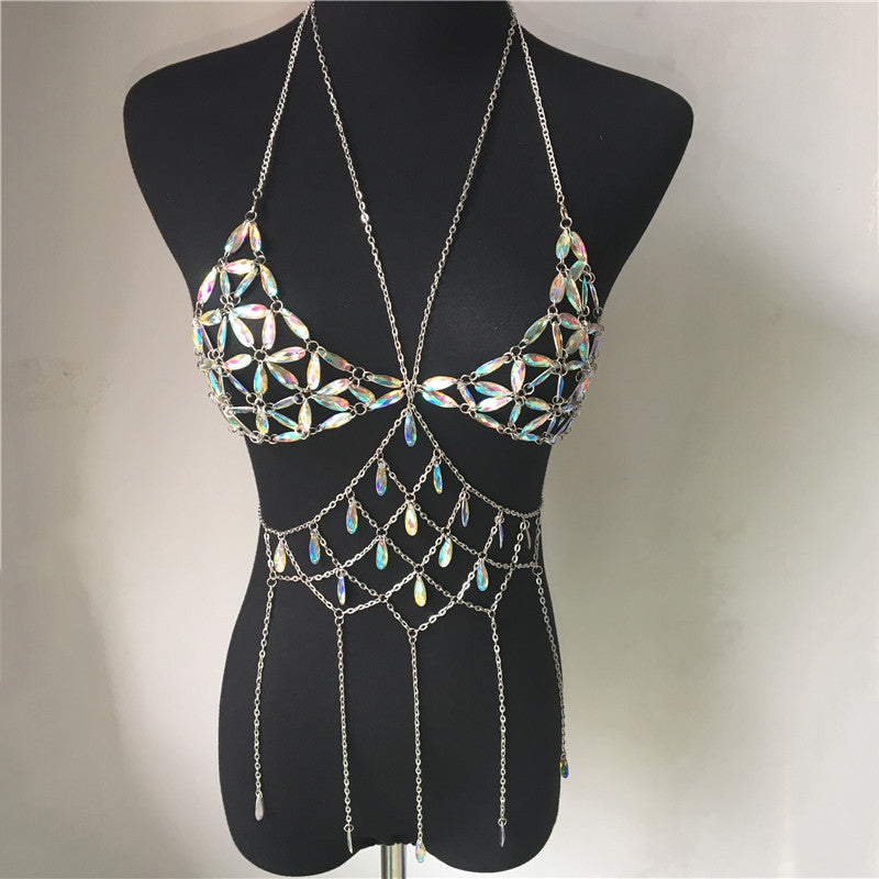 Crystal Bra Chain