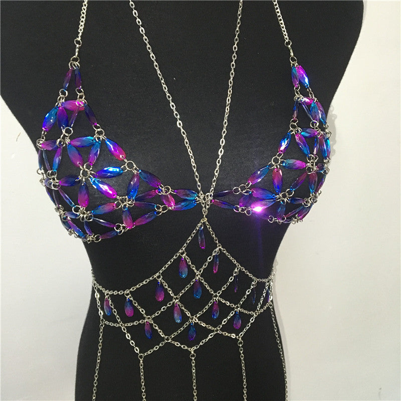 Crystal Bra Chain