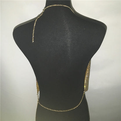 2PCS Sparkly Cami Top Skirt Set