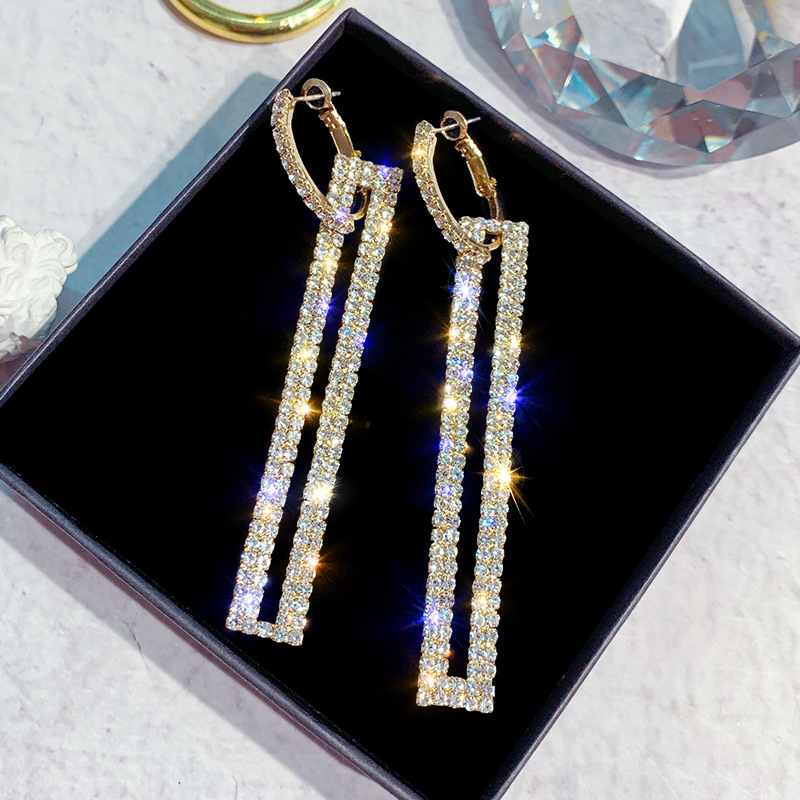 Luxury Geometric Drop Earrings