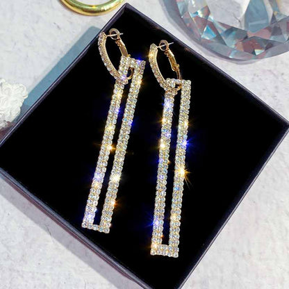 Luxury Geometric Drop Earrings