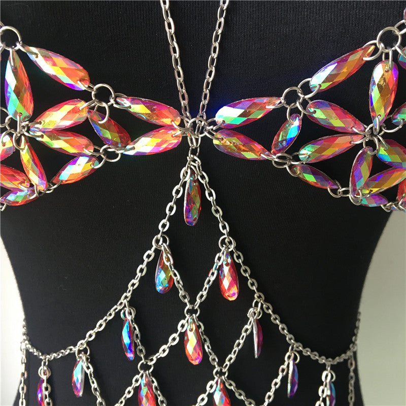 Crystal Bra Chain