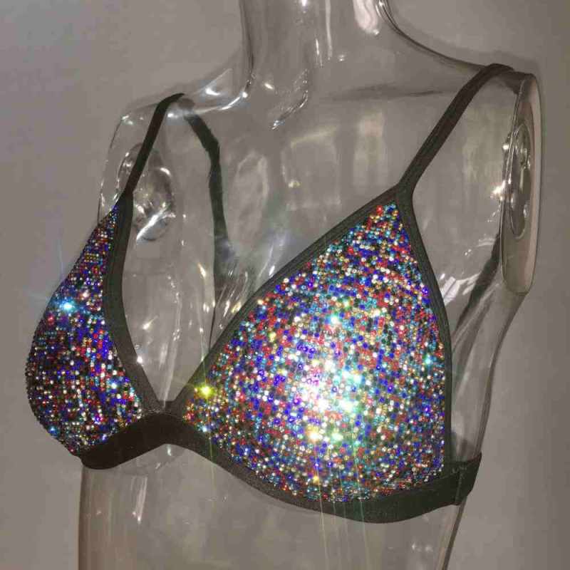 Colorful Sparkly Bikini Set