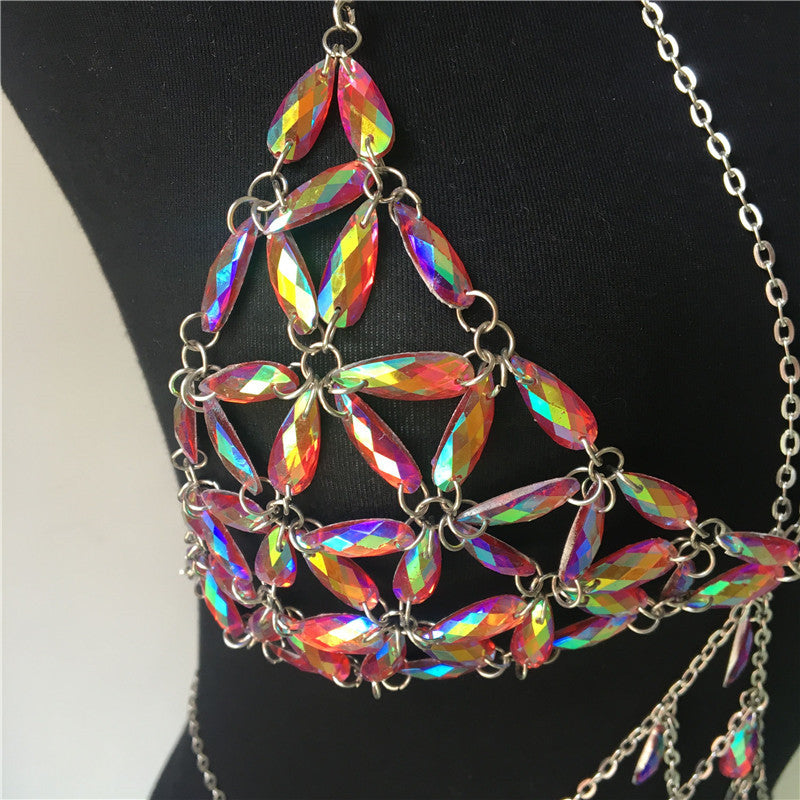 Crystal Bra Chain