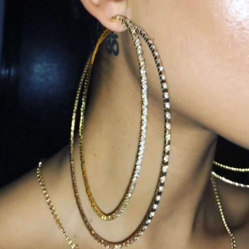 Giant Circle Earrings