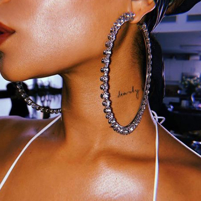 Giant Circle Earrings