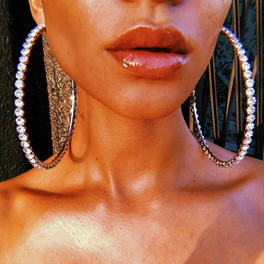 Giant Circle Earrings