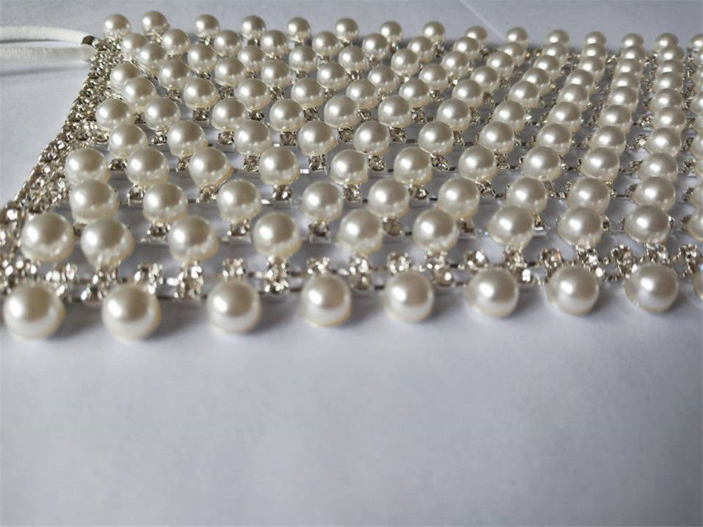 Handmade Pearl Mask Cover