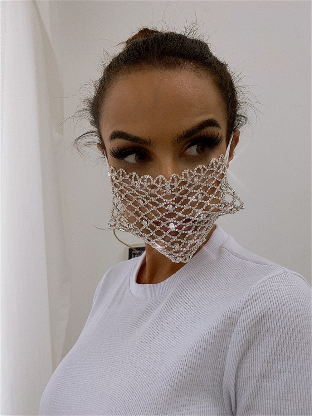 Handmade Crystal Face Mask