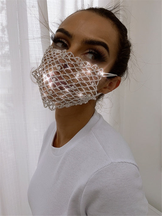 Handmade Crystal Face Mask