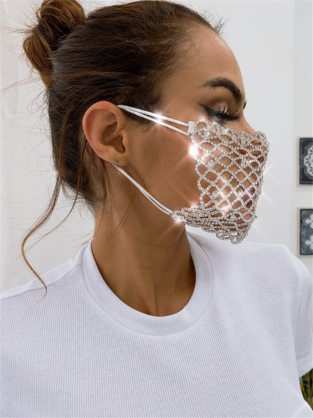 Handmade Crystal Face Mask
