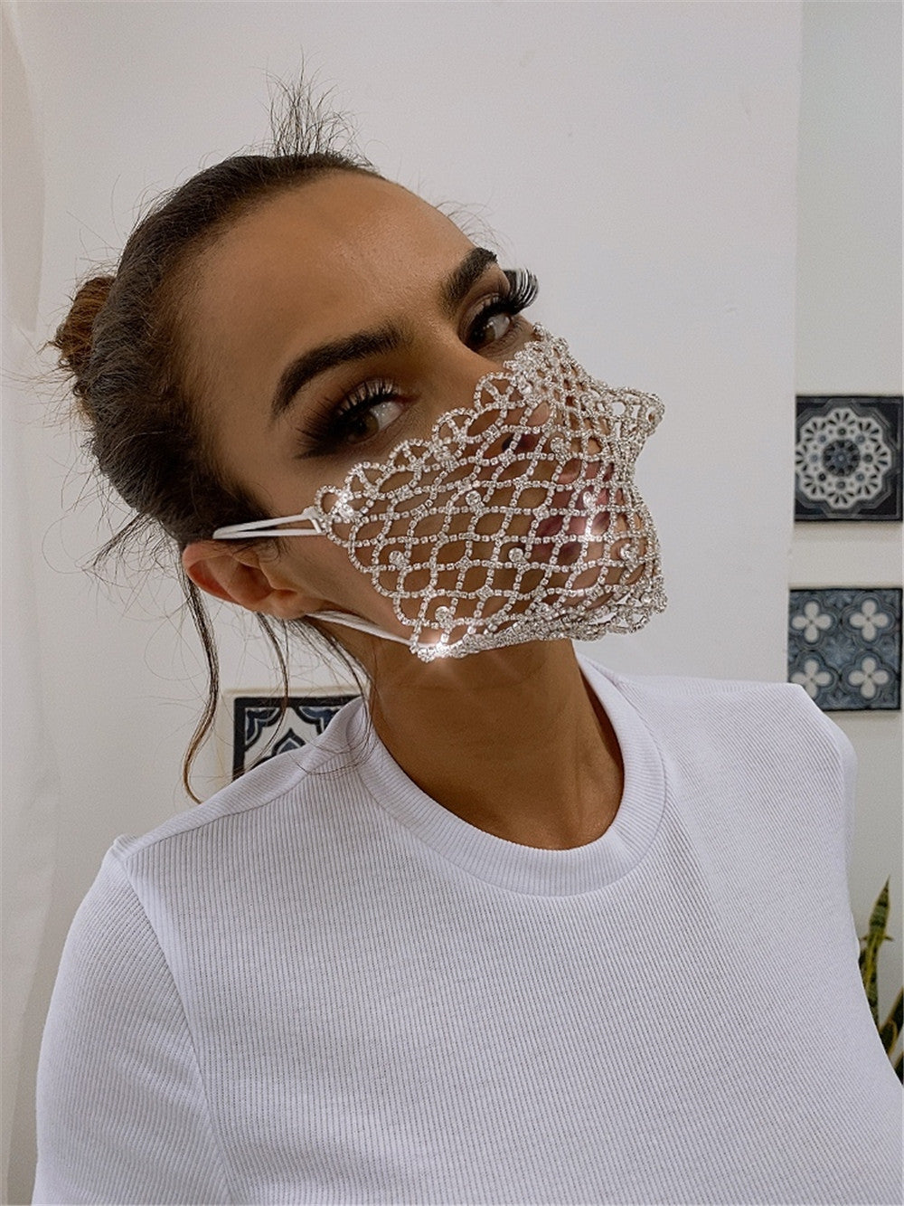 Handmade Crystal Face Mask