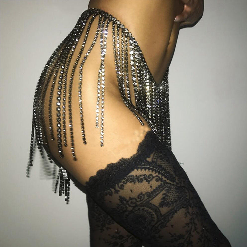 Diamante Tassel Skirt