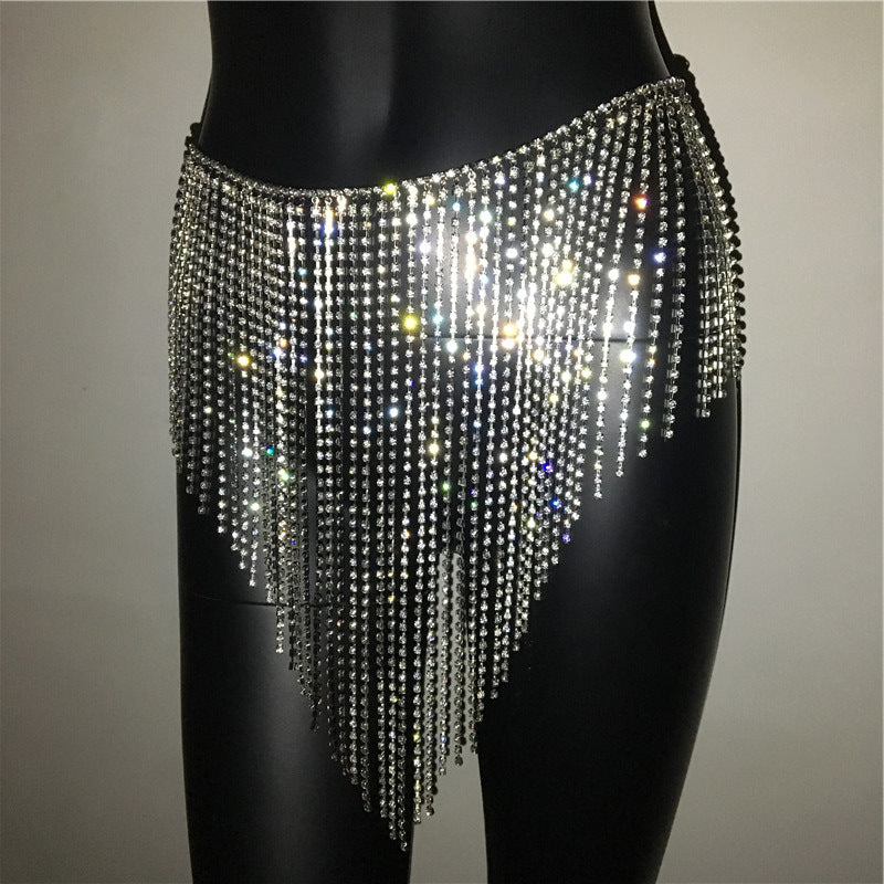 Diamante Tassel Skirt