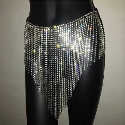 Diamante Tassel Skirt