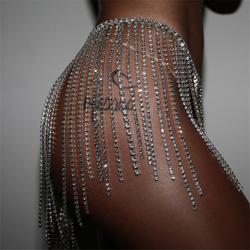 Diamante Tassel Skirt