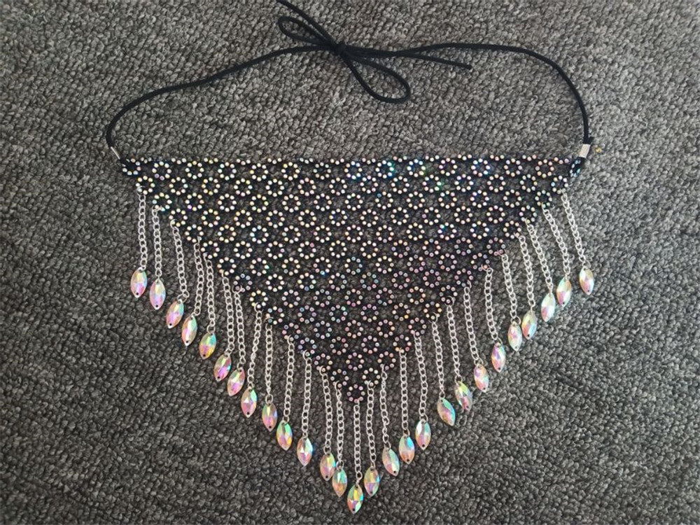 Tassel Triangle Face Mask