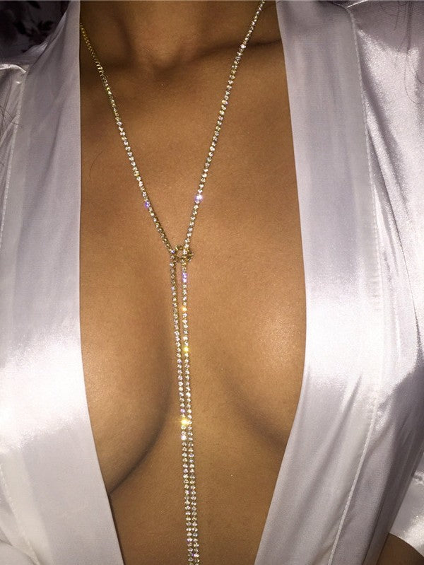 Long Diamond Necklace