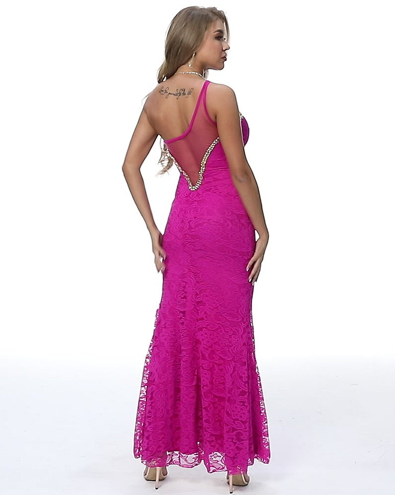 Exclusive - Hot Pink Lace