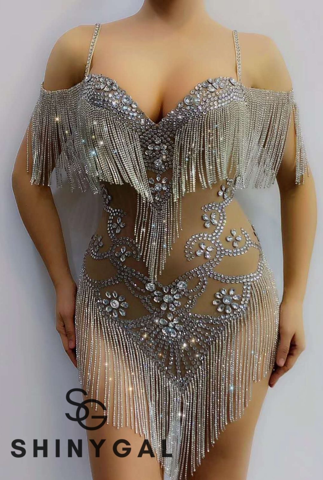 Luxury Full Crystsal Leotard