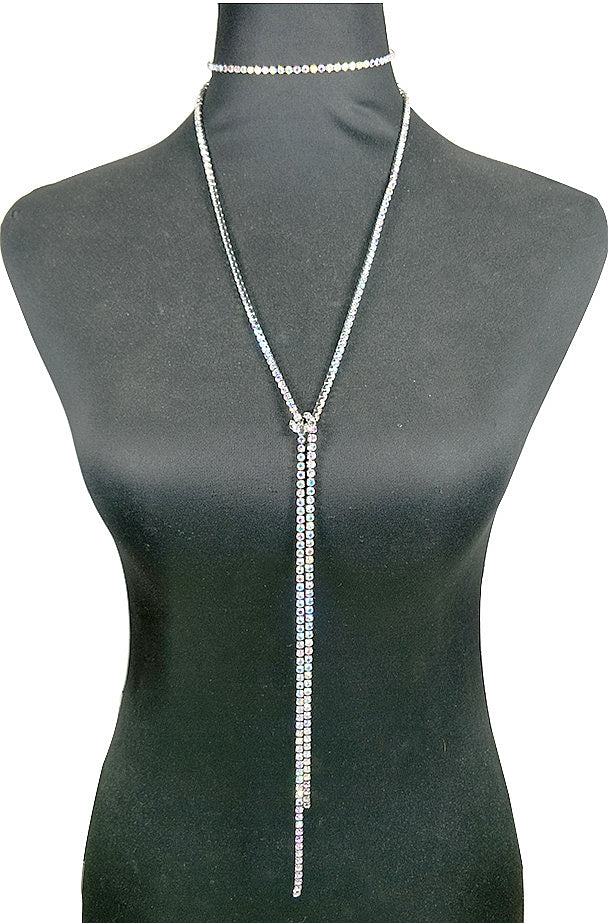 Long Diamond Necklace