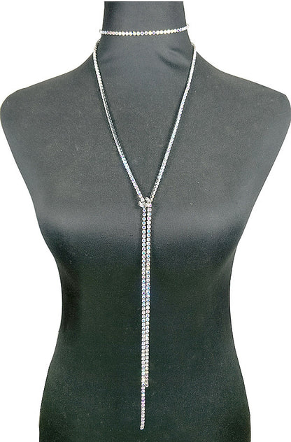 Long Diamond Necklace