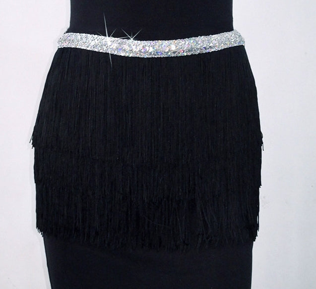 Fringe Wrap Skirt