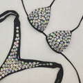 Crystal Low Waist Bikini Set