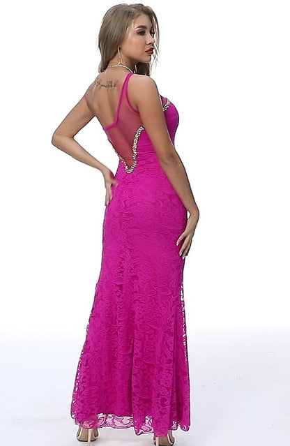 Exclusive - Hot Pink Lace