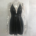 Laser Sparkle Backless Dress