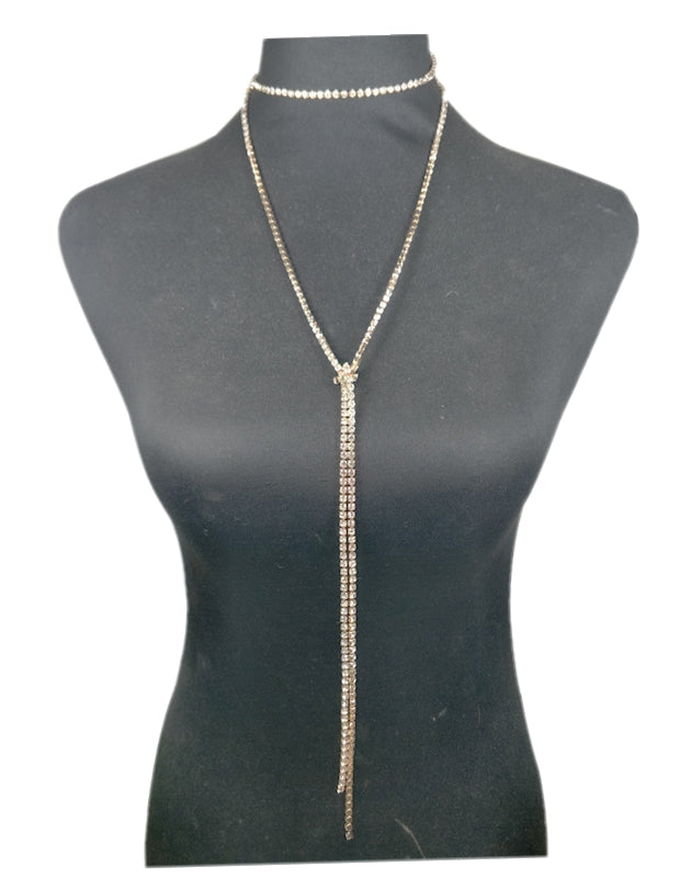 Long Diamond Necklace