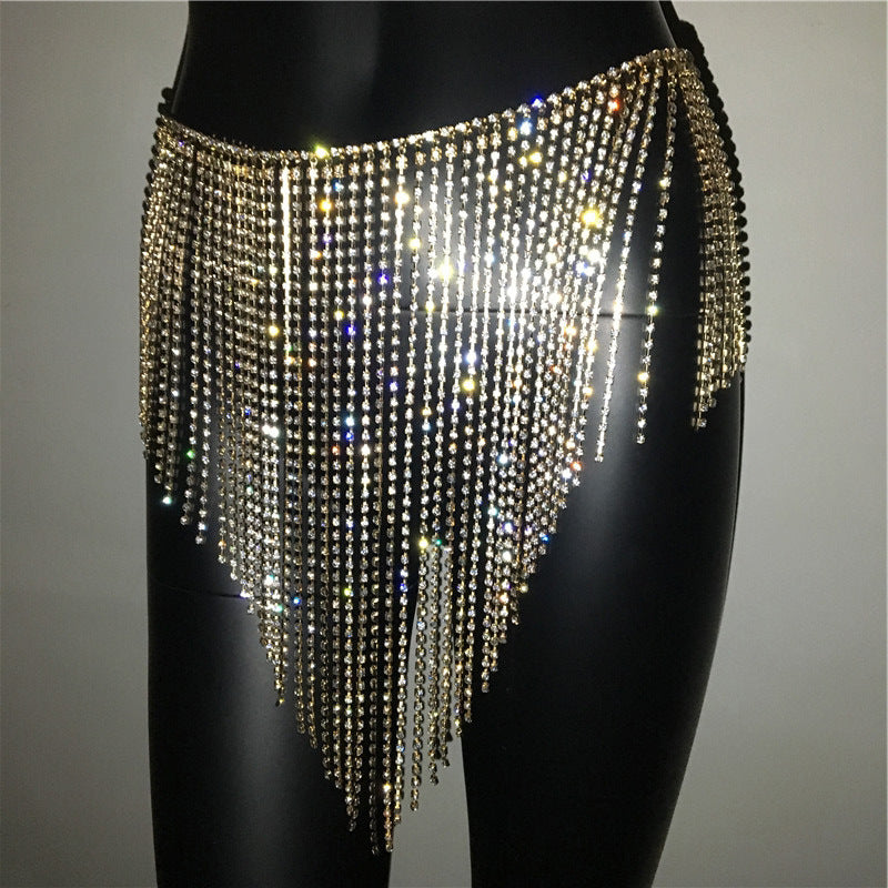 Diamante Tassel Skirt