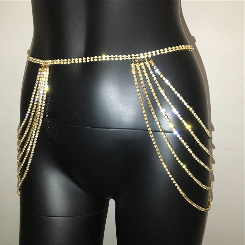 Sparkle Multi Layered Waist Belt
