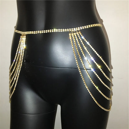 Sparkle Multi Layered Waist Belt