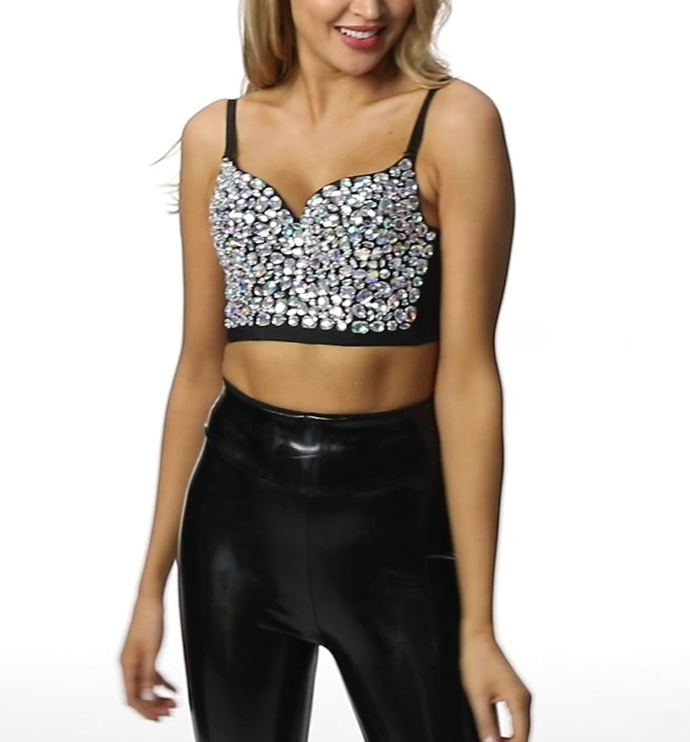 Full Crystal Cami Bralette