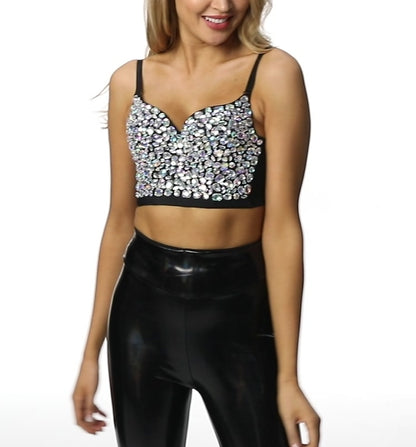 Full Crystal Cami Bralette