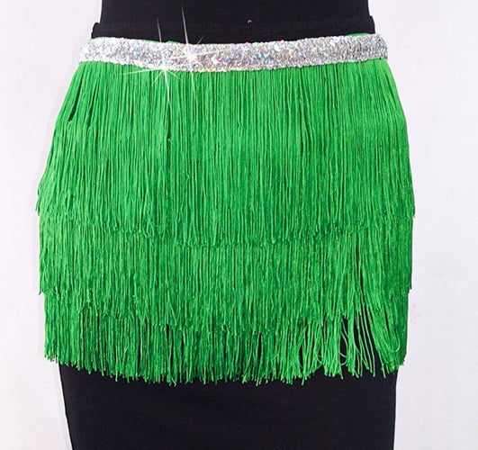 Fringe Wrap Skirt