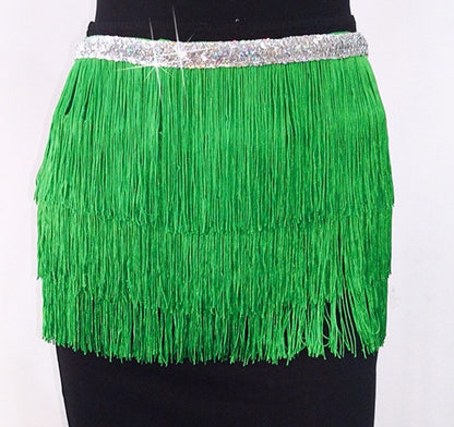 Fringe Wrap Skirt