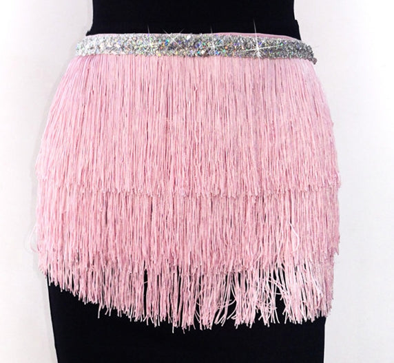 Fringe Wrap Skirt