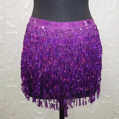 Sequins Tassel Skirt