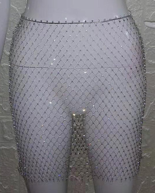 Mesh Mini Skirt