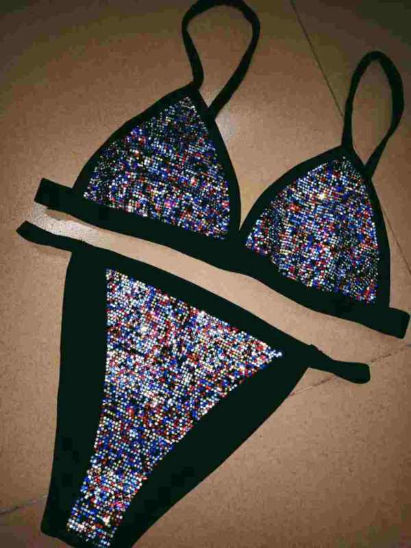 Colorful Sparkly Bikini Set